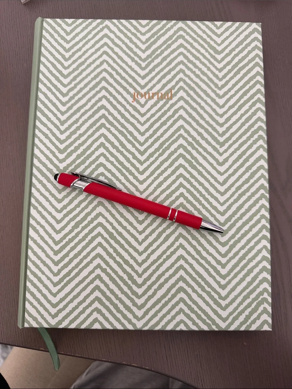 Journal Notebook in Sage Green - Hardcover Lined Journal